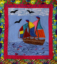 Load image into Gallery viewer, Fish Trusted Water But It's Water that Cooked It - Pwason Fe Dlo Konfyans Men Se Dlo Ki Bouyil