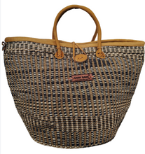 Load image into Gallery viewer, Rooted Heritage Life Handmade Sisal Straw Basket Tote