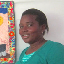 Load image into Gallery viewer, If the Lizard Doesn't Have a Tree, He Cannot Climb Up - folk art quilt