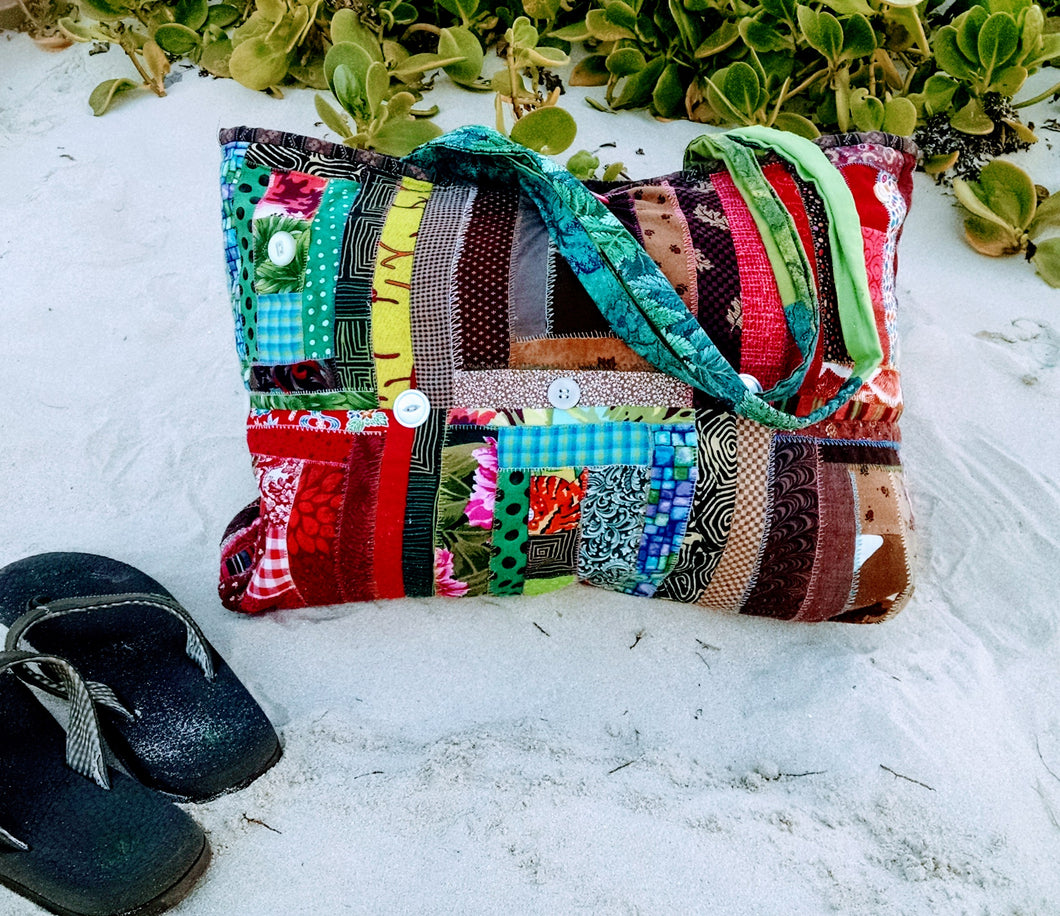 'Kwilt Fou' Quilted Beach & Yoga Tote