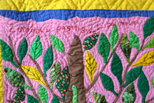 Load image into Gallery viewer, If the Lizard Doesn&#39;t Have a Tree, He Cannot Climb Up - folk art quilt
