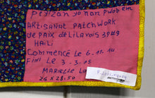 Load image into Gallery viewer, The Peasants in Trouble - Peyizan yo nan pwoblem - folk art quilt