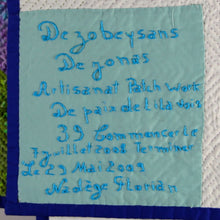 Load image into Gallery viewer, The Disobedience of Jonah - Dezobeysans de Jonas - folk art quilt