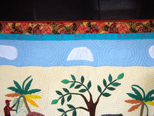 Load image into Gallery viewer, Joanise Prepares To Roast - folk art quilt