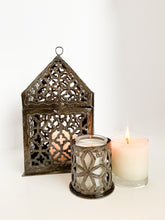 Load image into Gallery viewer, Up-cycled Metal Lantern
