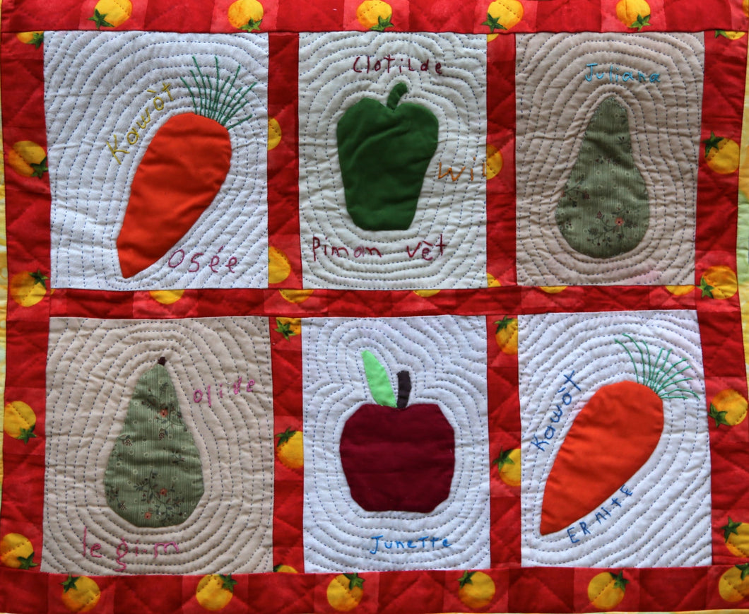 Pretty Fruits and Vegetables - Bèl fwi ak legim