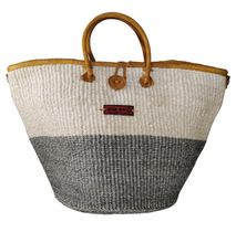 Load image into Gallery viewer, Ash &amp; Ivory Wisdom Handmade Sisal Straw Basket Tote

