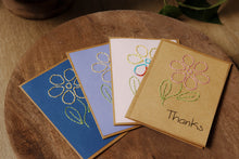 Load image into Gallery viewer, Thanks Floral Greeting Cards
