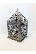Load image into Gallery viewer, Up-cycled Metal Lantern
