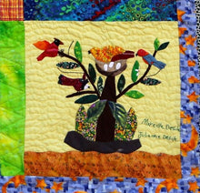 Load image into Gallery viewer, Abraham, Hagar, Ishmael - Abraham, Aga, Ismael - folk art quilt
