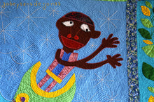Load image into Gallery viewer, The Disobedience of Jonah - Dezobeysans de Jonas - folk art quilt
