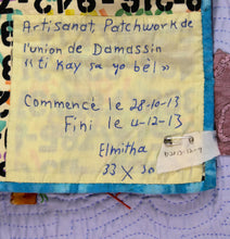 Load image into Gallery viewer, The Little Houses Are Beautiful - Ti Kay Sa Yo Bel - folk art quilt
