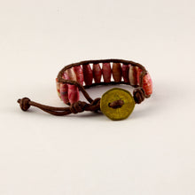 Load image into Gallery viewer, Unisex Ladder Bracelet with Haitian Coin Clasp
