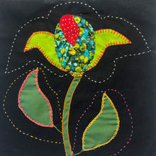 Load image into Gallery viewer, NEW! Midnight Garden Framed Mini-Quilt
