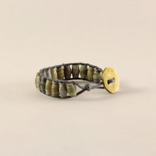 Load image into Gallery viewer, Unisex Ladder Bracelet with Haitian Coin Clasp

