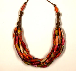 Handmade Bead Statement Necklace