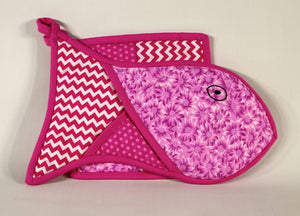 Olive Oil & Fish Oven Mitt Gift Set