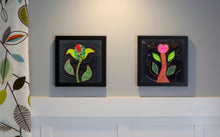 Load image into Gallery viewer, NEW! Midnight Garden Framed Mini-Quilt
