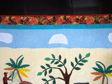 Load image into Gallery viewer, Joanise Prepares To Roast - folk art quilt
